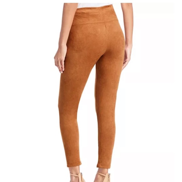Bagatelle Collection Faux Suede Leggings - Picture 2 of 6